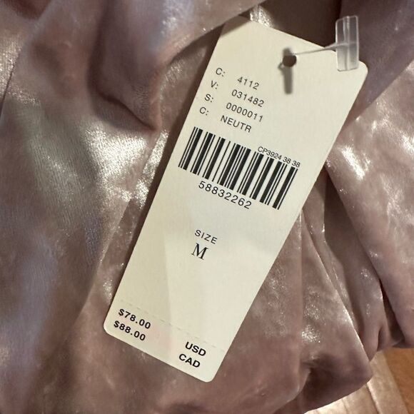 NEW Anthropologie jessima square neck crushed velvet top - Picture 5 of 5